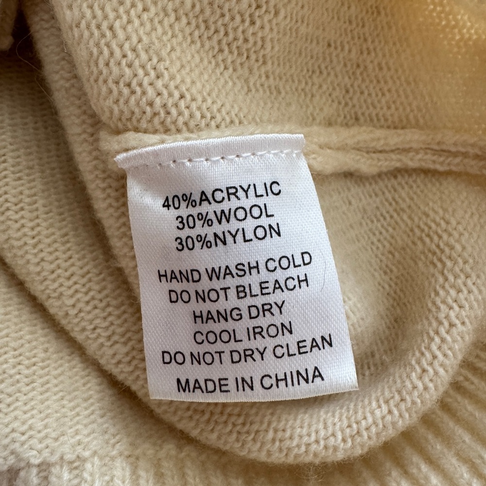 Mod Ref Cream Cardigan M - Picture 5 of 5